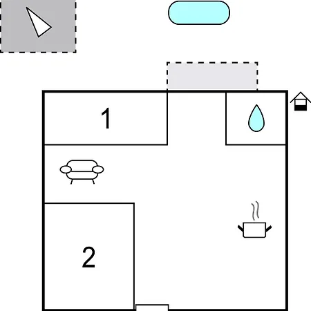 Two-bedroom In Lägenhet