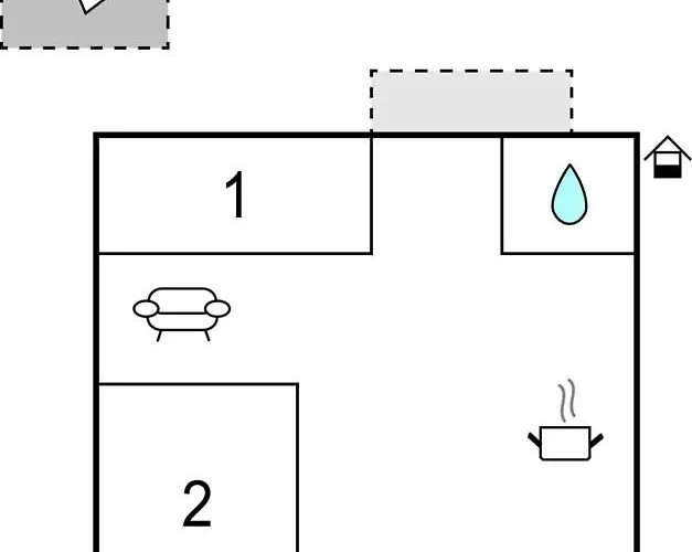 Two-bedroom In 公寓 *